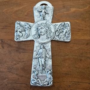 Italian Made Pewter Cross Cipolletti By Cinchini "Tertium Millennium"